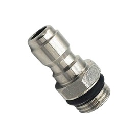 1/4'' Quick Release Connector, 14mm Male Thread to 1/4 inch Quick Release Adapter Pressure Washer Sprayer Snow Foam Lance Bottle Connecting Parts Stainless Steel Coupler