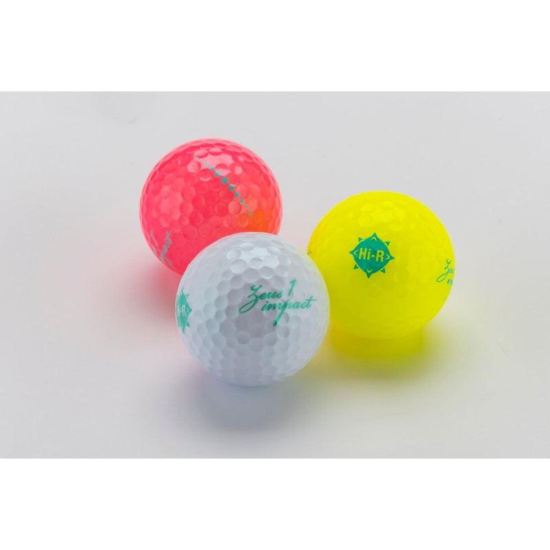 Kasco Golf Ball Zeus Impact Women's 3 Pearl White