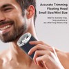 Electric Beard Clipper Floating Cutter Head Portable Rechargeable Hair Grooming