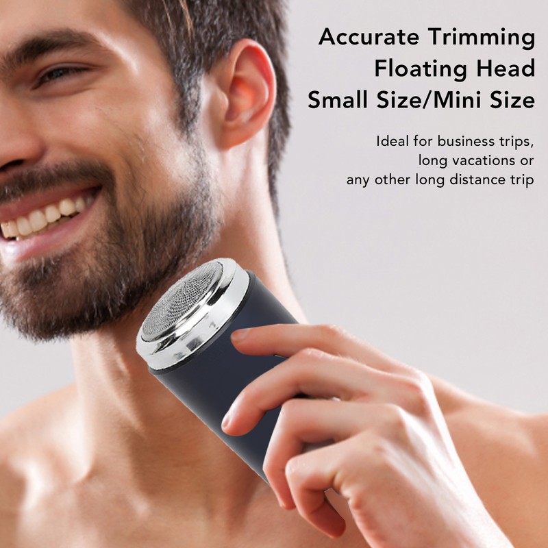 Electric Beard Clipper Floating Cutter Head Portable Rechargeable Hair Grooming