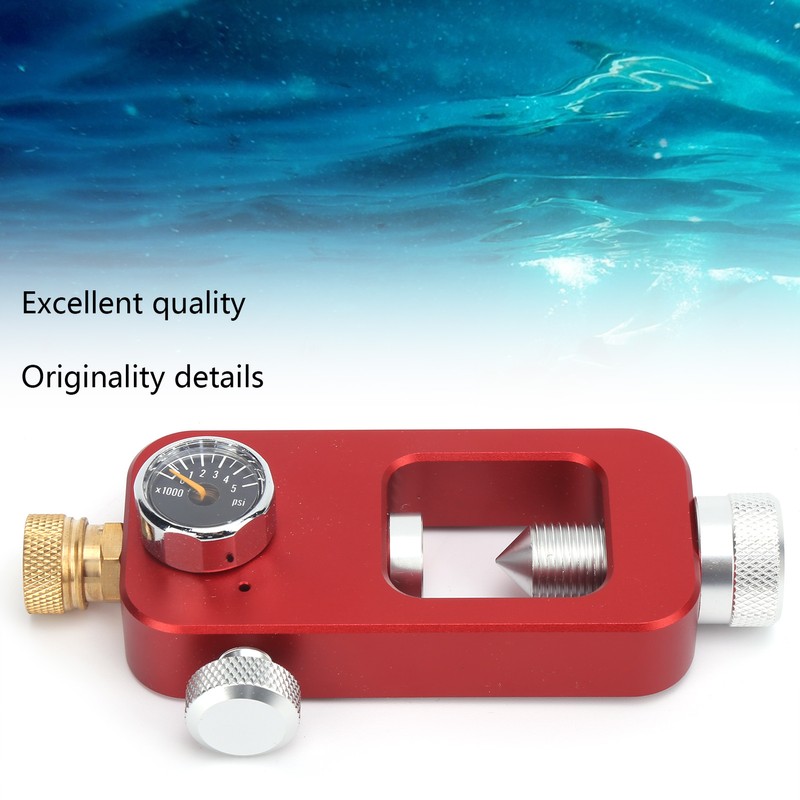 DIDEEP Scuba Adapter for Diving Equipment Large Bottle to Small