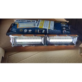 HANDY BRITE Ultra-Bright LED Foldable Work Light 1000 Lumens USB Rechargable New