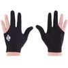 BEKZILY Billiard Gloves for Left/Right Hand (Black Full Finger, Right
