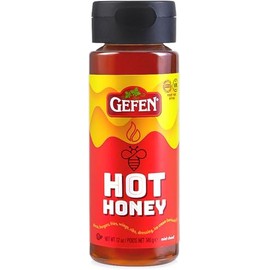 Gefen Hot Honey, 12 oz | Sweet & Spicy Honey | Vinegar Free | Great for Drizzling, Marinades, Tea | Squeeze Bottle | Kosher