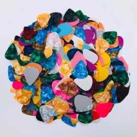 Unbranded/Generic 10pcs Guitar Picks Acoustic Electric Plectrums Assorted Colors Thin 0.7mm Color