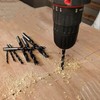 Foyscr 10 Piece 6mm Brad Point Wood Drill Bits, Professional
