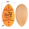 seething 35 Inch Skimboard with High Gloss Coat Wood Skim