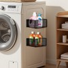 Culinavog Magnetic Shelf, Spice Rack, Magnetic Fridge Shelf, Kitchen Organiser,
