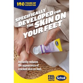 Scholl ExpertCare Advance Repair Foot Cream 150ml, Intensive Moisturiser for Cracked Heels and Dry Cracking Skin with Uvit, Urea, and Pro-Vitamin B5 Complex for Softer Smoother Feet