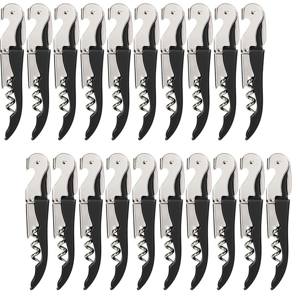 HYZ Wine Opener Bulk 20Pack for Bartender, Professional Waiter Corkscrew
