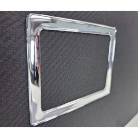 3D Lettering Florida Validation Decal Chrome Domed Frame for Boat Registration (4.5" x 3.25")