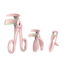 Eyelash Curler with Great Grip, Professional Curler for Voluminous Eyelashes, Ergonomic, Gentle & Reusable, Includes Replacement Pads, for Long/Short Eyelashes, Pack of 3