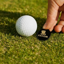 Brosash Golf Ball Marker Set - Funny Ball Marker with Hat Clips and Storage Box for Men Women Golfers - Premium Golf Accessories and Funny Golf Gifts for Bachelor Party Favors Weddings Birthdays