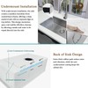 30 Inch Undermount Kitchen Sink - Delironexu 18 Gauge Stainless