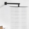 HarJue Shower Arm, Rain Shower Head Extension Extender, With Flange