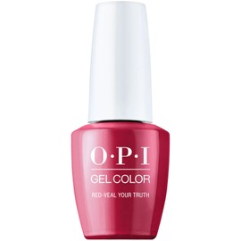 OPI GelColor, Red-Veal Your Truth, Red Gel Nail Polish, Fall Wonders Collection, 0.5 fl oz