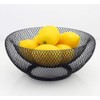 HYOATREA Mesh Fruit Bowl Decorative Fruit Basket Metal Candy Dish