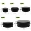 Wopanxye Aluminum Jars 10 Pack 60ml 15ml Black Empty Container