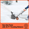 VOLTASK 23-Inch Corded Snow Blower, 15 Amp Electric Snow Blower