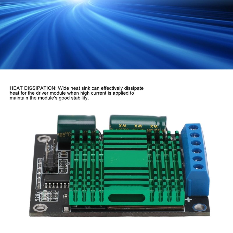 DC Motor Driver, 9V-30V 60A Motor Drive Controller Board Module