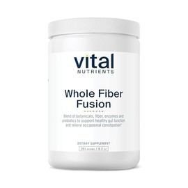 Vital Nutrients - Whole Fiber Fusion Powder - Natural Source of Dietary Fiber - Vegetarian - 261 Grams