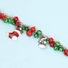 NLCAC Christmas Jingle Bell Necklace Women Christmas Ornament Bib Statement