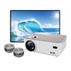 Core Innovations Home Theater Bundle with Projector, 120" Screen, and