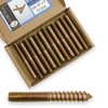 Yoliko 12 Pack 3/8-16 x 3 Inch Hanger Bolts 3/8-16"