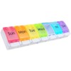 7 Day Pill Box Portable Storage Box Weekly Pill Box