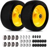 13x6.50-6 Lawn Mower Tires with 3/4 5/8" Bearing Solid Smooth