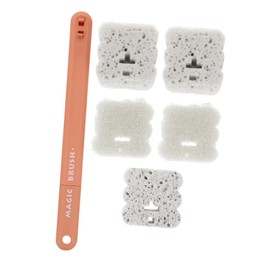 SAFIGLE 1 PC Detachable Sponge Cup Cleaning Brush with Long Cleaning for Home for Ergonomic Non Slip to Rinse and Reusable