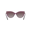 Vogue Eyewear Woman Sunglasses Transparent Purple Frame, Polar Grey Gradient