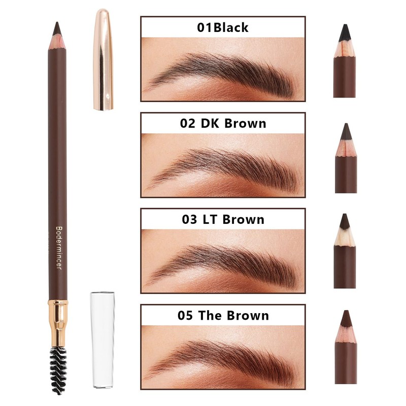 Bodermincer Eyebrow Pencil Longlasting Waterproof Durable Automaric Liner Eyebrow 5