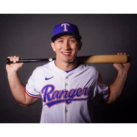 Unbranded 8x10 Photo WYATT LANGFORD Texas Rangers Top Prospect Rookie Of The Year