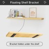 MLOQI 2 Pack Scaffold Board Shelf Brackets Heavy Duty, Floating