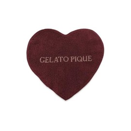 Gelato Pique PWGG241686 Women's RED F Heart Hand Towel, red