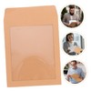 Operitacx 25pcs Transparent Kraft Paper Envelopes for Bank Legal Envelope
