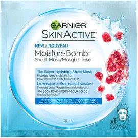 Garnier SkinActive Super Hydrating Sheet Mask, Hydrating, 1.08 Ounce