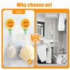 Sunflower Retractable Hooks, Strong Self-Adhesive Sticky Hooks, Traceless & Waterproof,