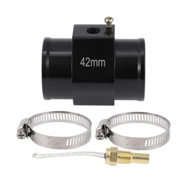 ACROPIX 12V/24V Universal Water Temp Sensor Kit, 1/8" NPT 1.65" Black Adapter 200'F on - 185'F Off for Automotive Radiator & Engine Cooling