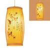 Woven Pendant Light Chinese Japanese Style Retro Rattan Lampshade Pendant