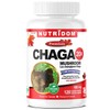 Nutridom Chaga Mushroom 20X Extract Supplement | Provides antioxidant |