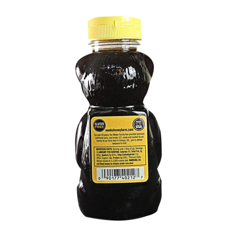 Weeks Honey, Honey Buckwheat, 12 Ounce