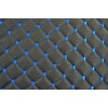 2 x Eco Leather Door Panels with Blue Stitching and
