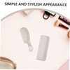 Outanaya 2pcs Portable Acetate Wide Tooth Comb with Static Technology