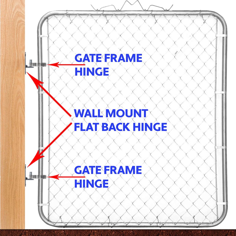 Jake Sales 1-7/8inches Chain Link Fence Gate Frame Hinge -