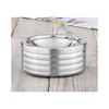 Ashtray with Lid Stainless Steel Wind Ashtray Folding Storm Ashtray