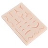 Suture Practice Pad Reusable Silicone Sature Training Skin Pad with
