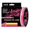 ANGRYFISH Pink PE Braided Fishing Line - High-Visibility to Anglers,