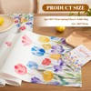 Zernblend 183 * 33 Cm Table Runner With Spring Flowers,